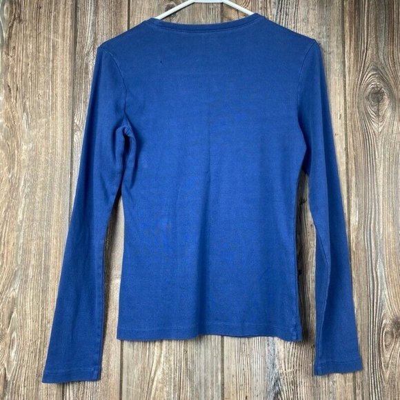 Tommy Hilfiger Womens Pullover Sweater Blue Long S - Picture 2 of 3